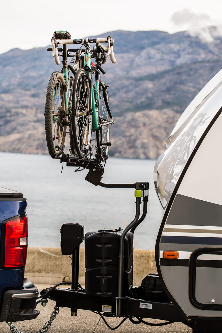 Bicycle rack for rv trailer on sale